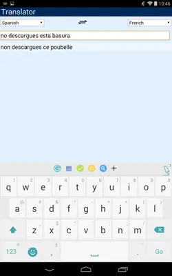 Translator app android App screenshot 0